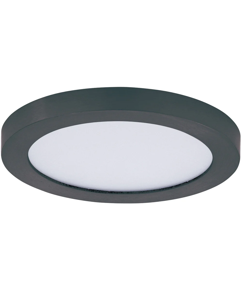 Chip 5 inch 12W RD LED Flush Mount Black