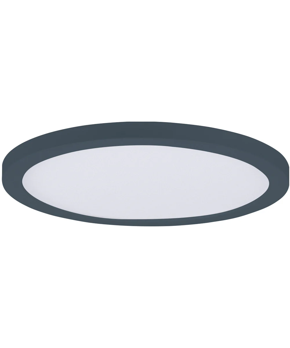 Chip 9 inch 18W RD LED Flush Mount 3000K Black