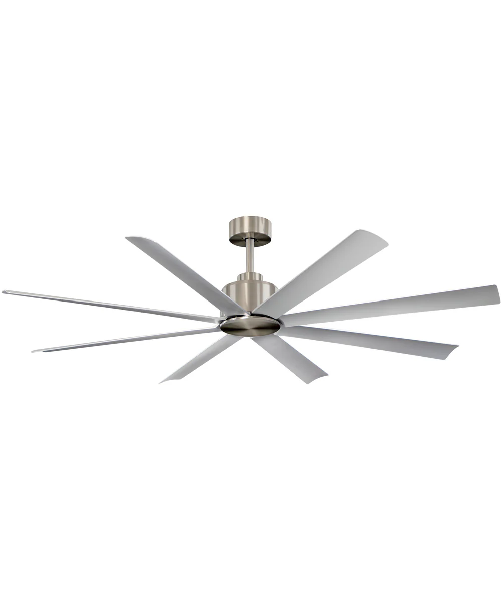 Condor 65 inch 8-Blade Fan Satin Nickel