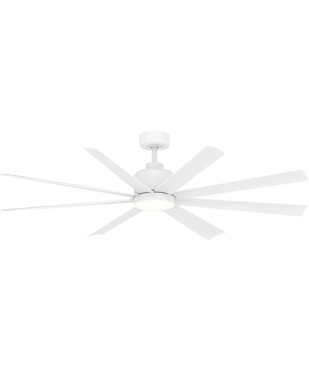 Condor 65 inch 8-Blade Fan w LED White
