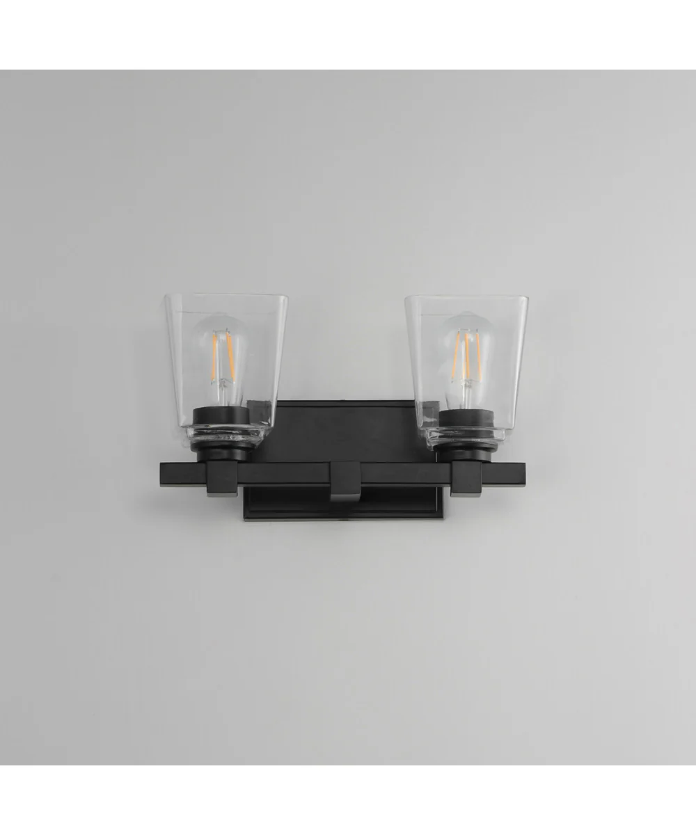 Cubos 2-Light Wall Sconce Black - Image 3