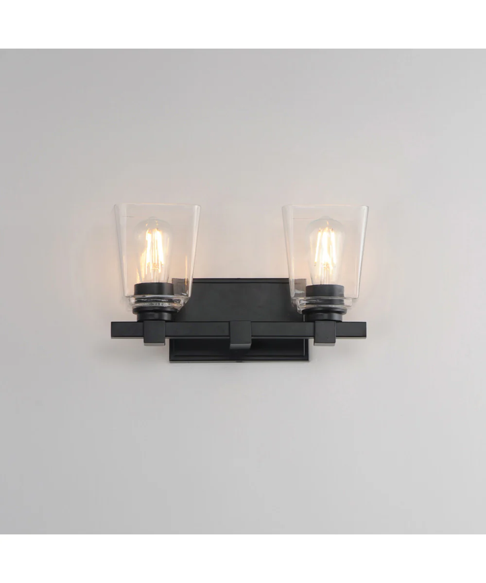 Cubos 2-Light Wall Sconce Black - Image 4