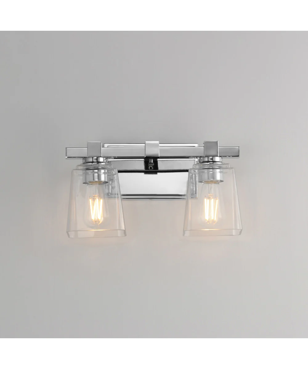 Cubos 2-Light Wall Sconce Polished Chrome - Image 3