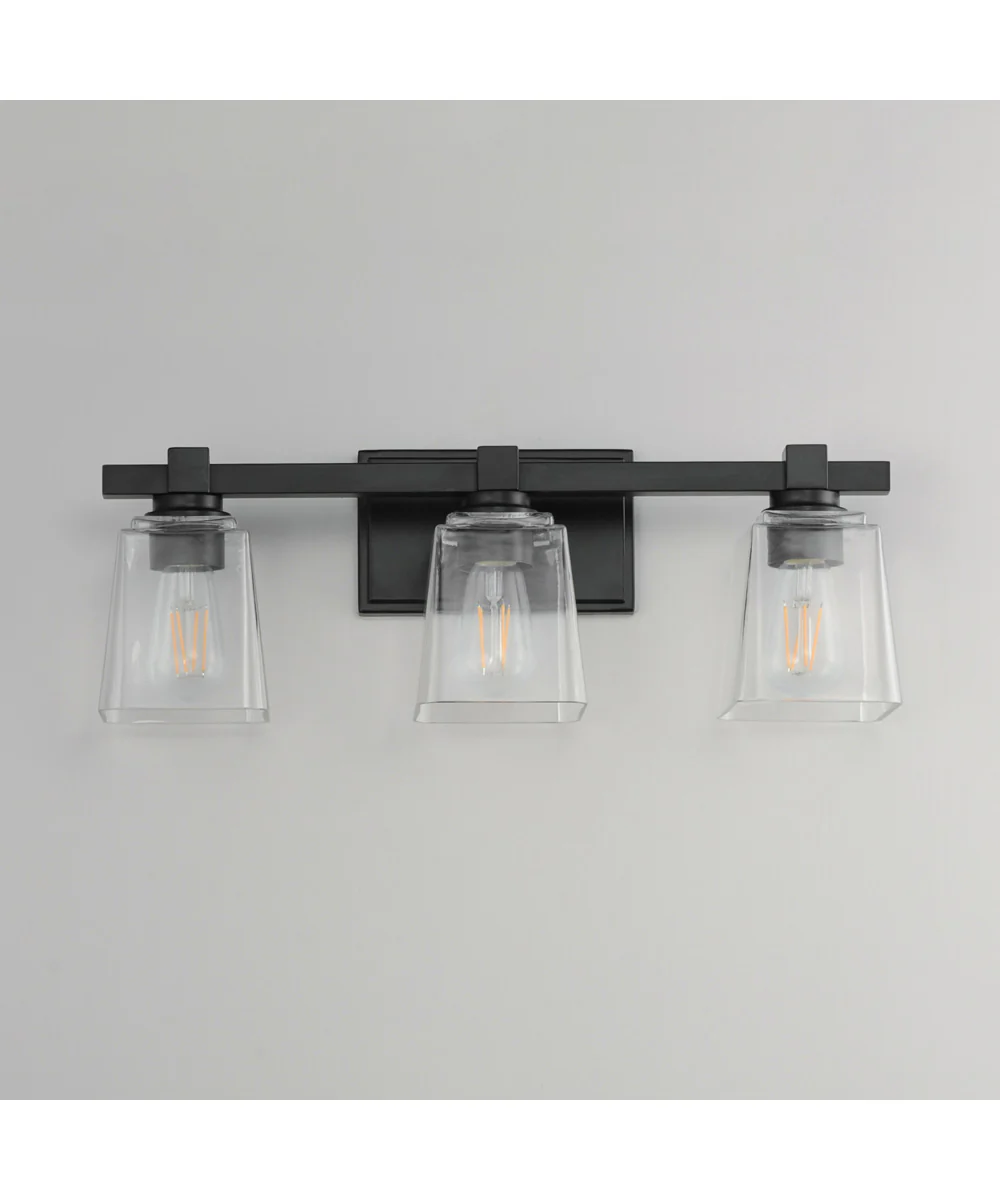 Cubos 3-Light Bath Vanity Black - Image 2