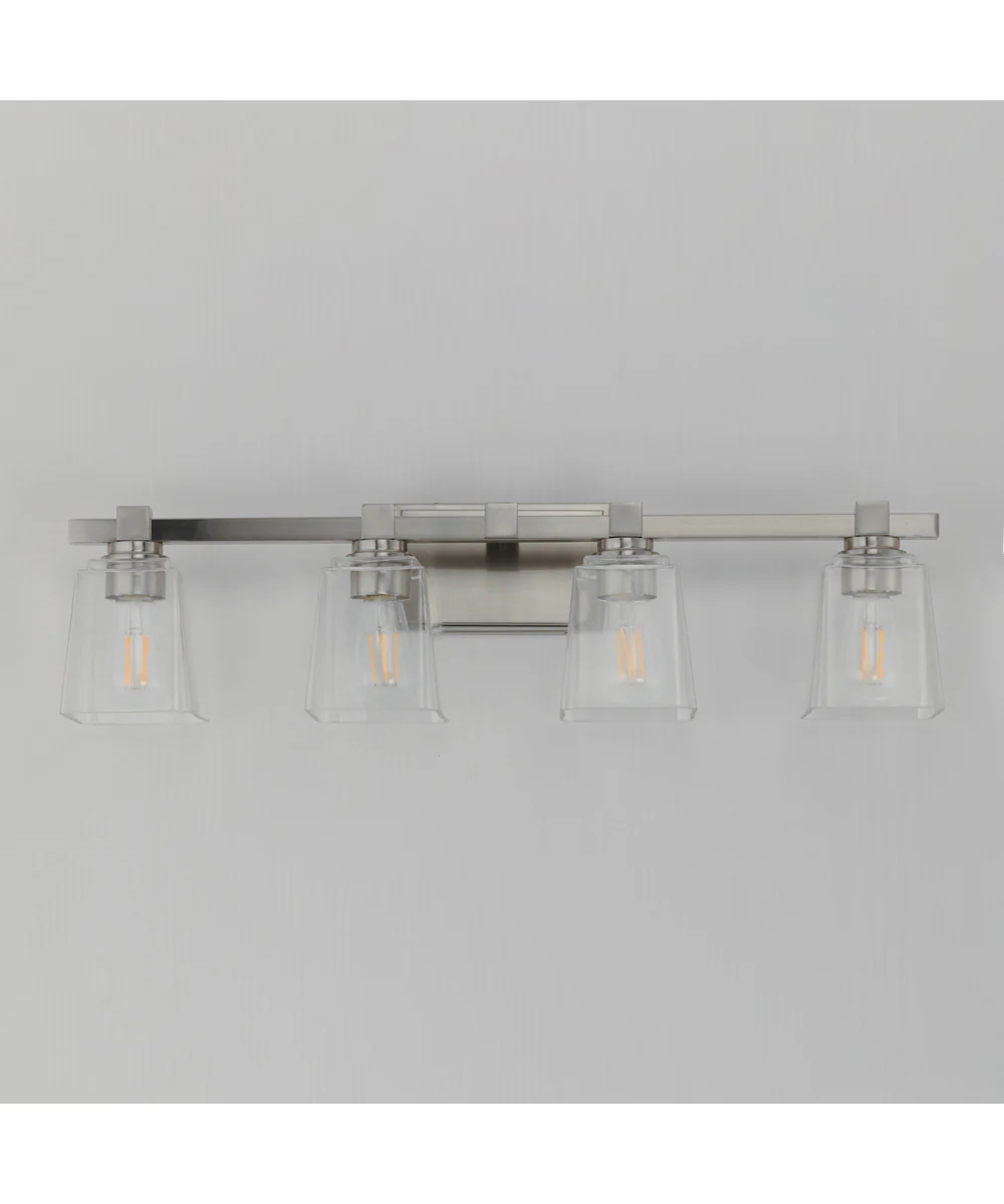 Cubos 4-Light Bath Vanity Satin Nickel - Image 2