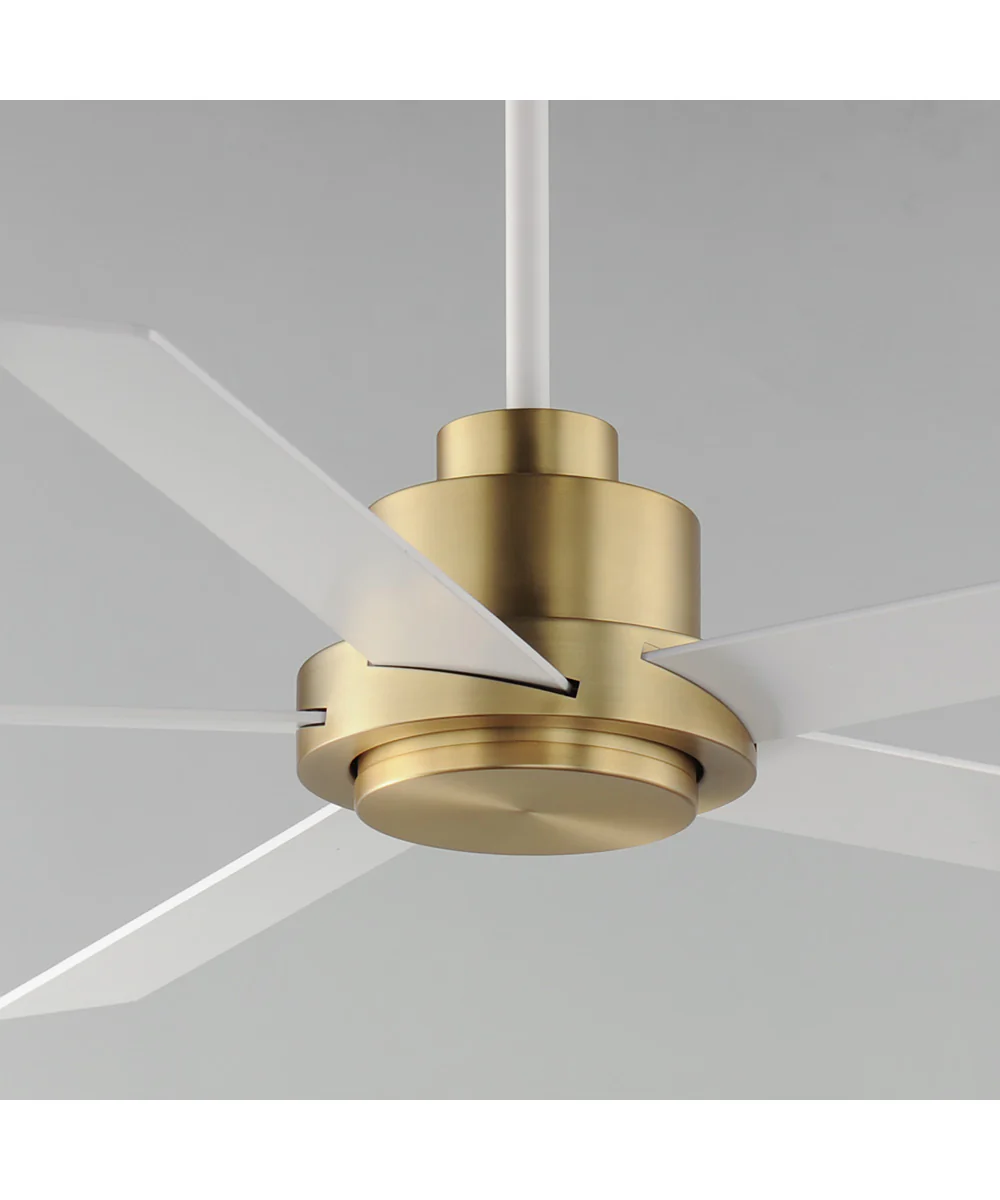 Daisy 60 inch 5-Blade Fan w LED Light Kit Natural Aged Brass - Image 8