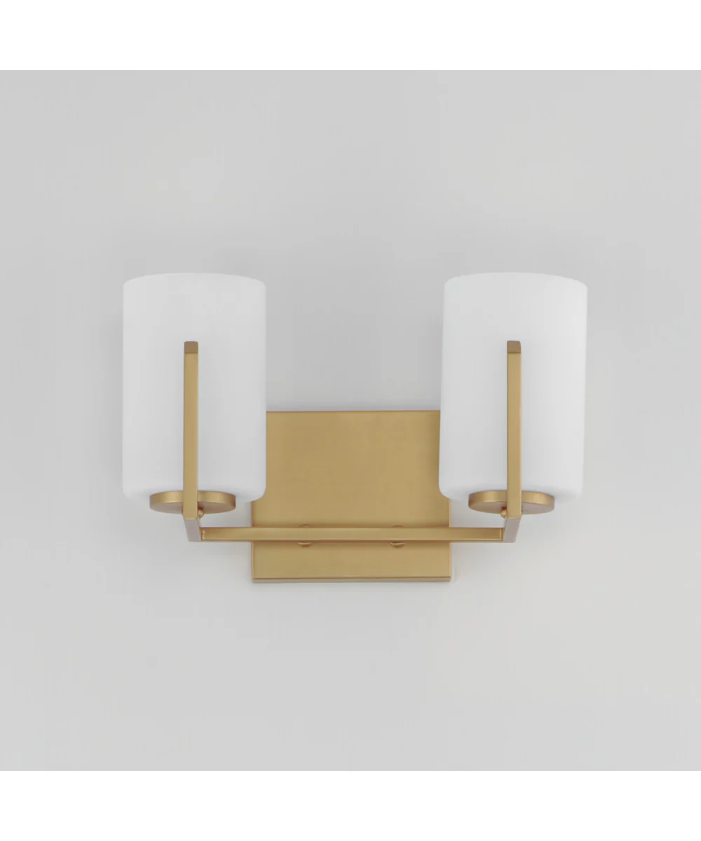 Dart 2-Light Bath Vanity Natural Aged Brass - Image 2