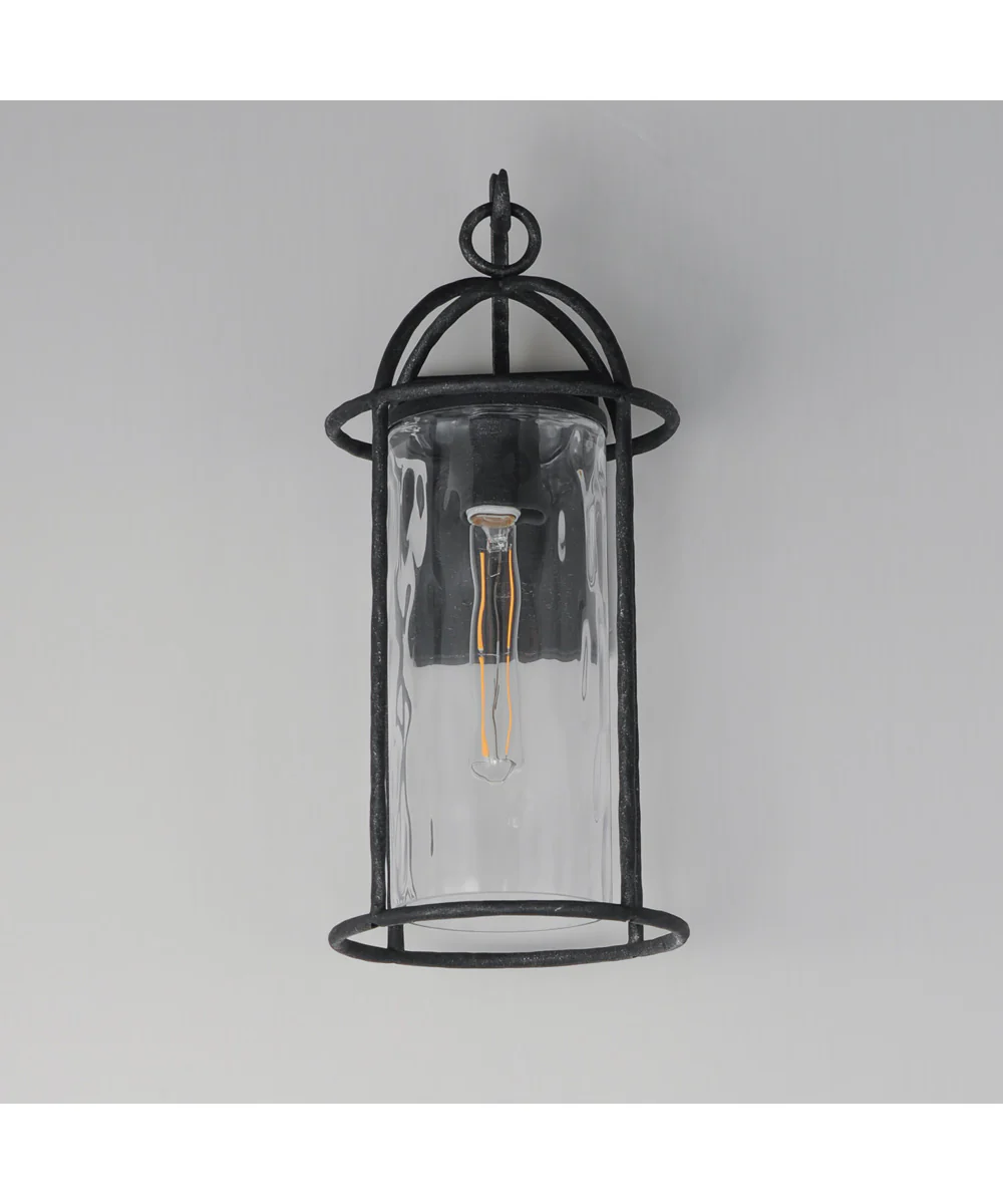 Del Mar Medium Outdoor Wall Sconce Blacksmith - Image 2