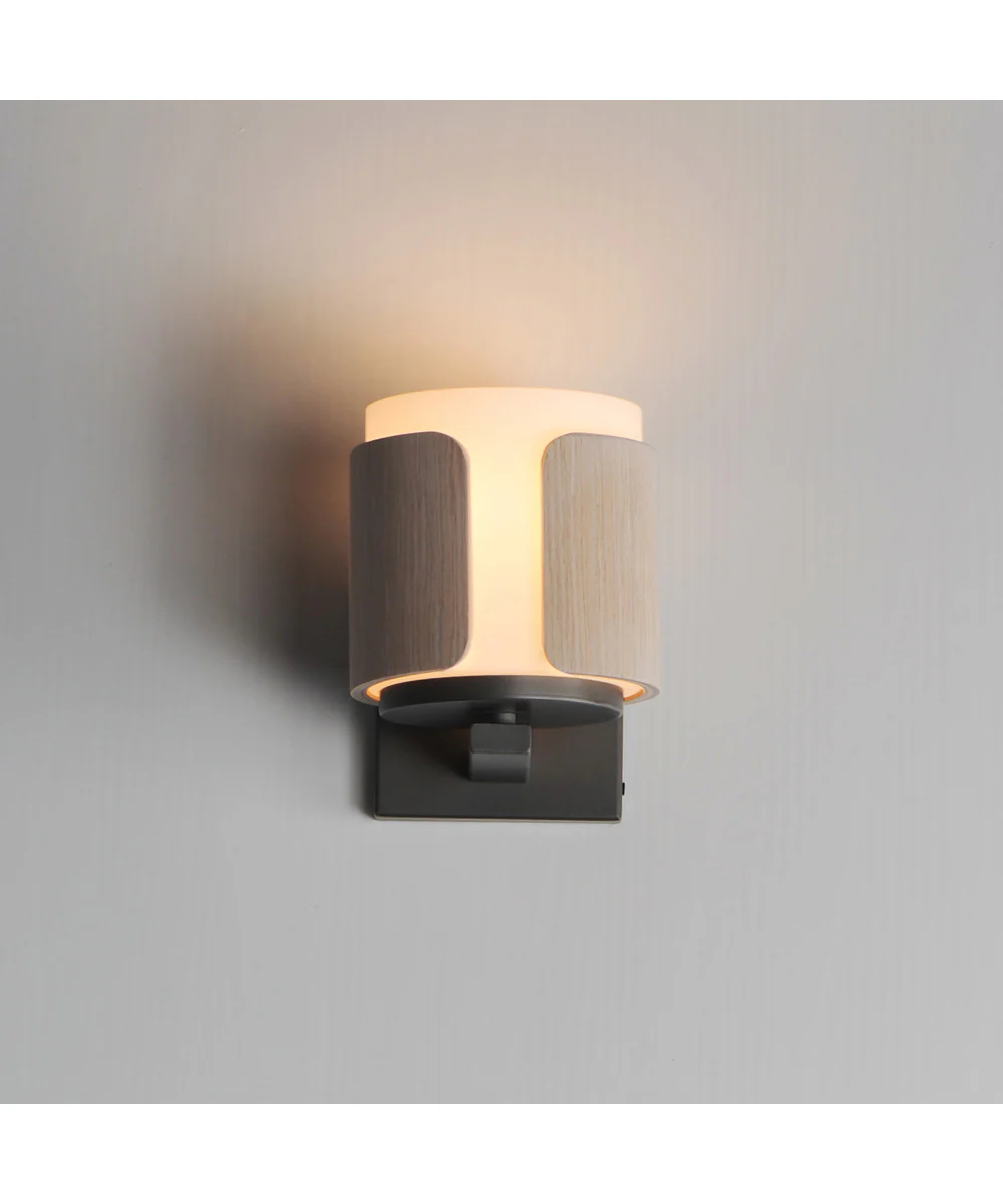 Draughtsman Wall Sconce Natural Wood/Charcoal - Image 3