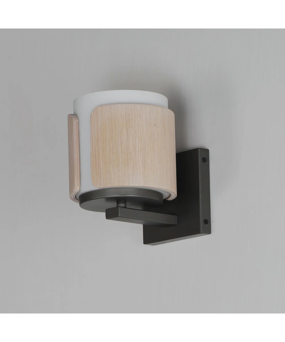 Draughtsman Wall Sconce Natural Wood/Charcoal - Image 4