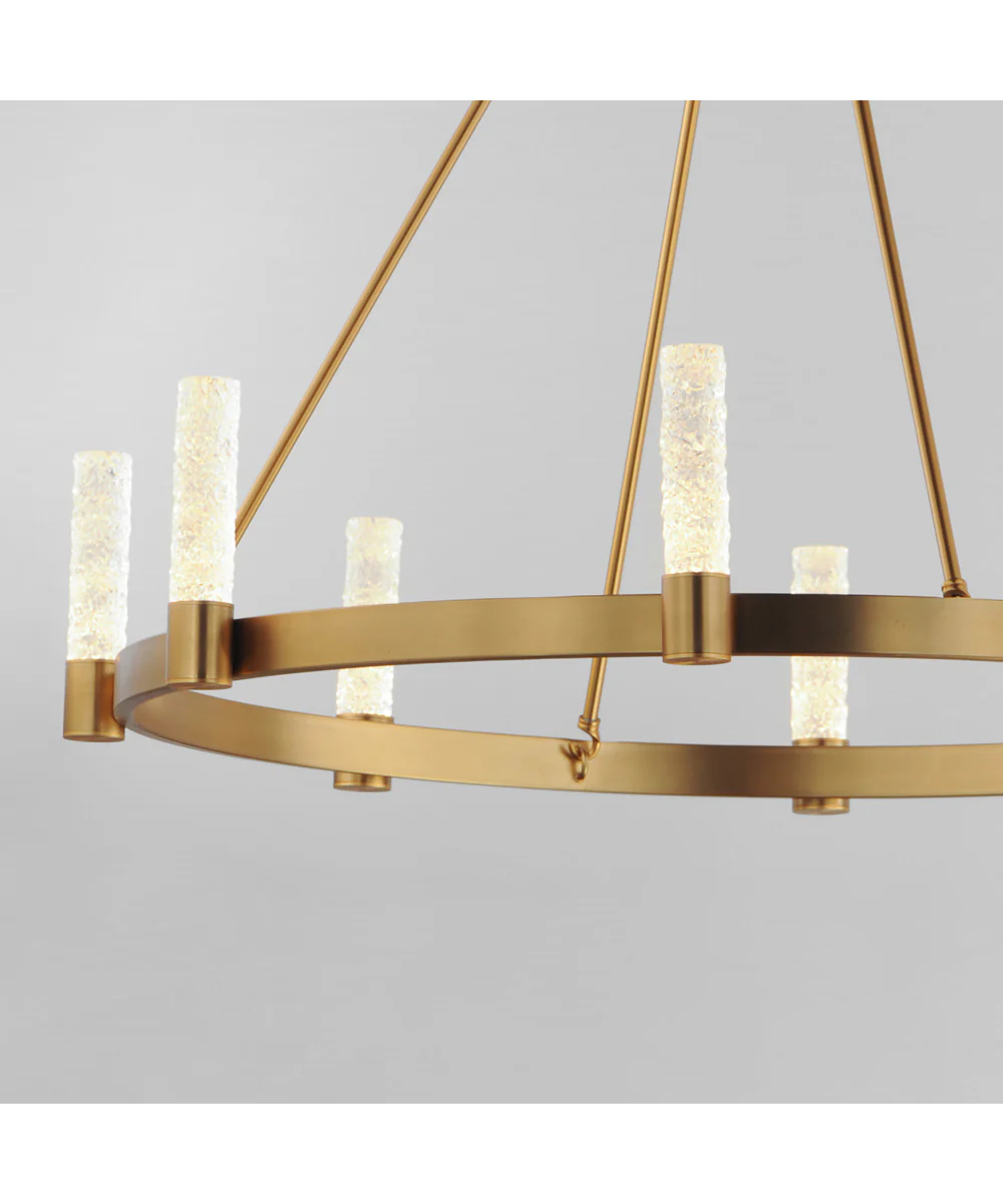Duchess 8-Light Chandelier Natural Aged Brass - Image 3