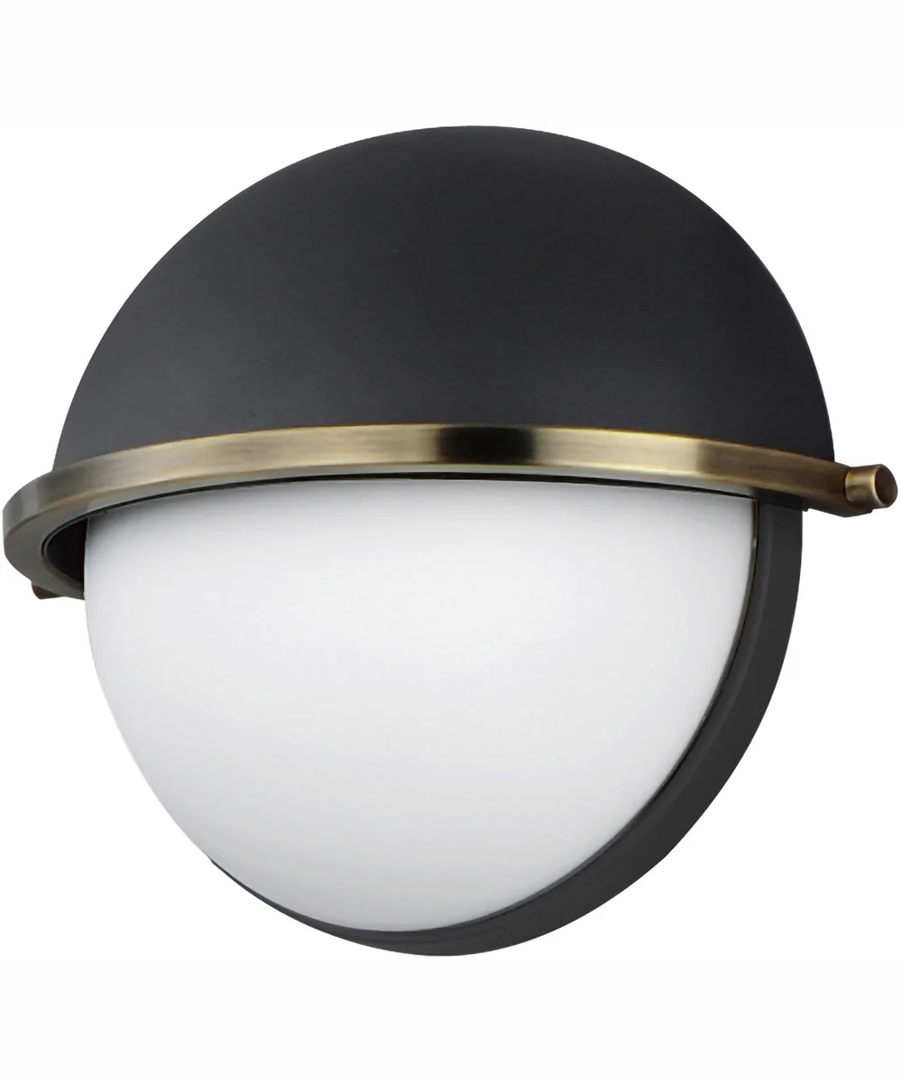 Duke Half Sconce Black/Weathered Brass