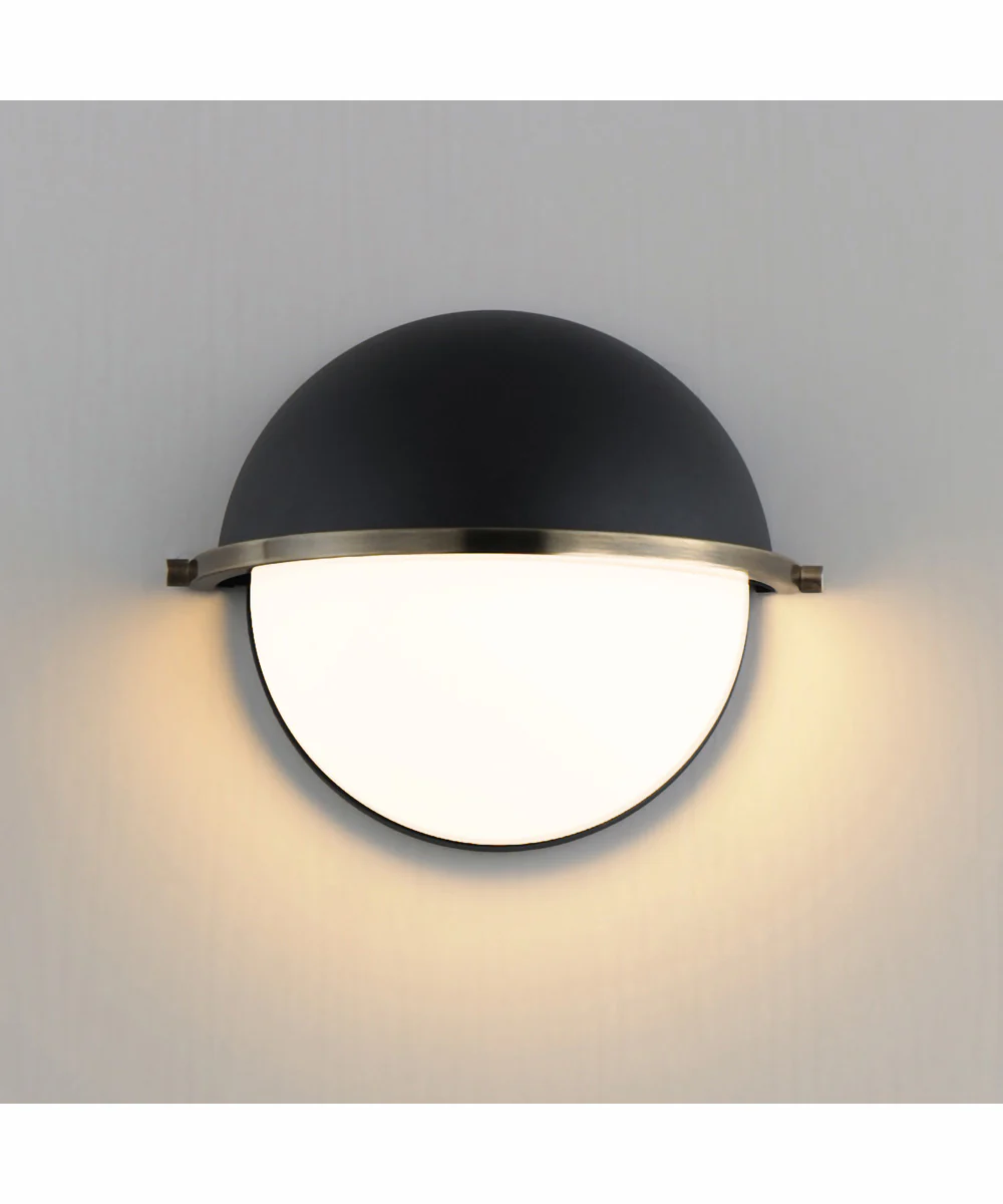 Duke Half Sconce Black/Weathered Brass - Image 3