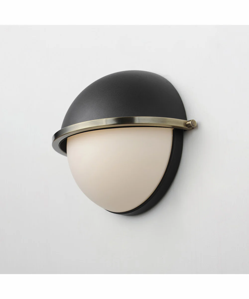 Duke Half Sconce Black/Weathered Brass - Image 5