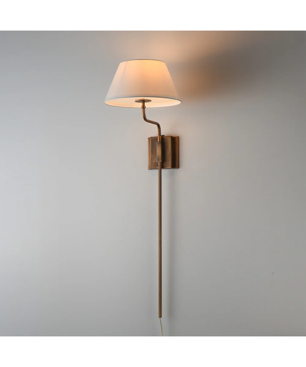 Dunbridge 1-Light Wall Sconce Weathered Brass - Image 4