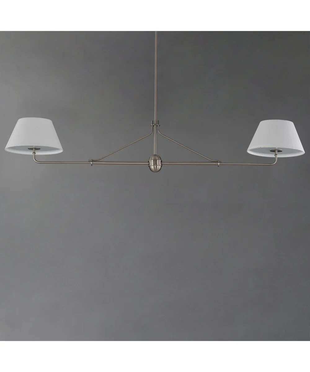 Dunbridge 2-Light Pendant Polished Nickel - Image 2