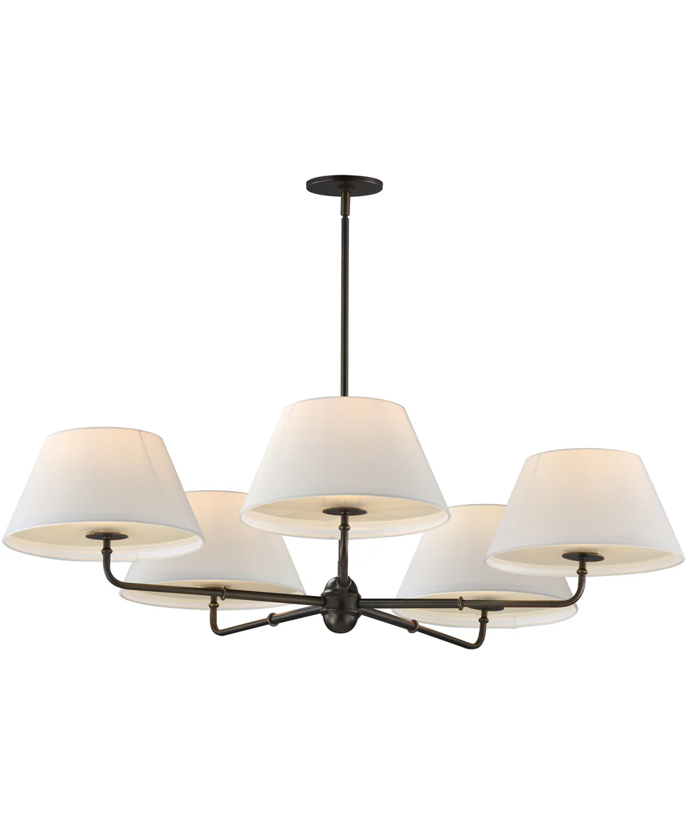 Dunbridge 5-Light Chandelier Antique Bronze