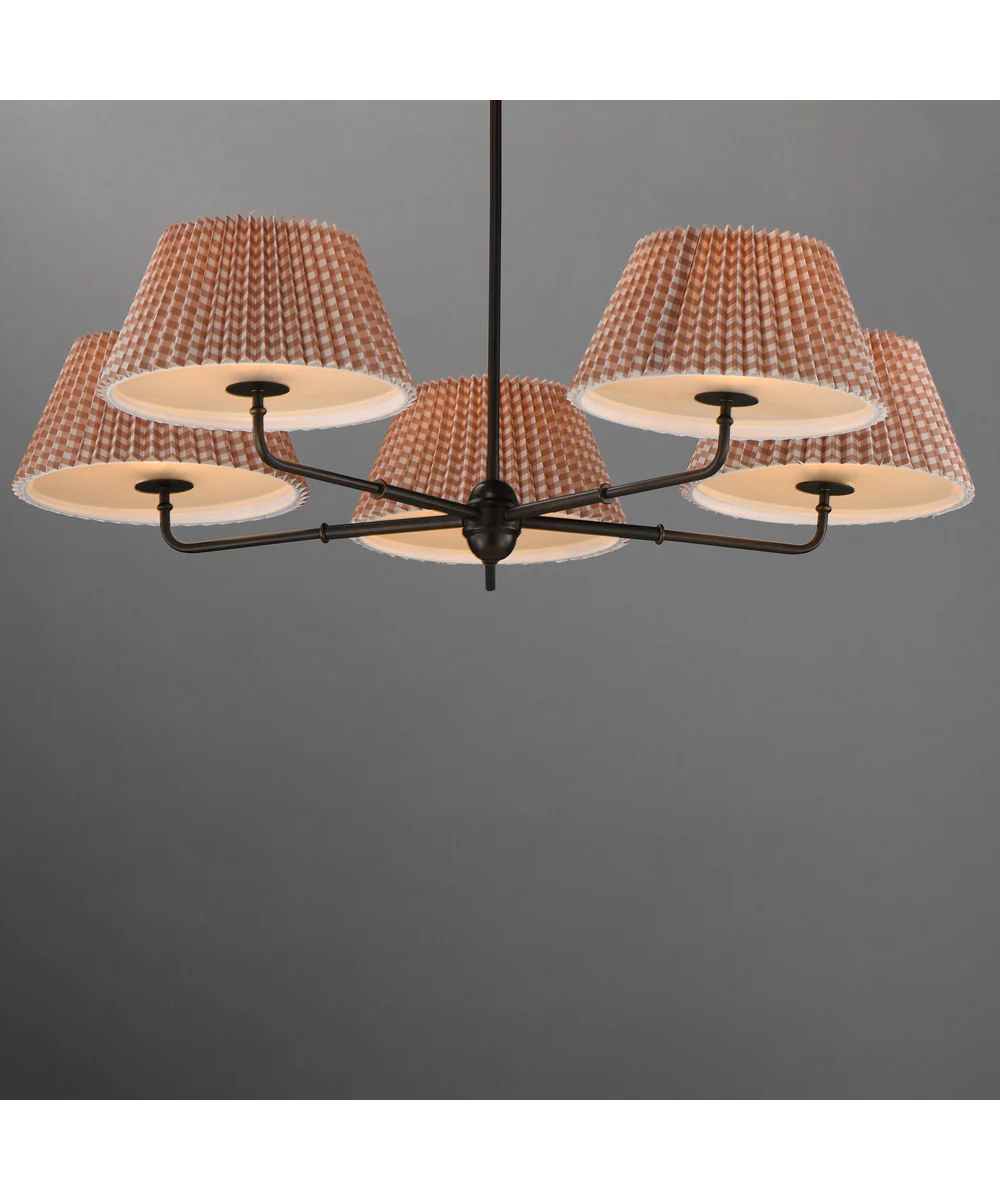Dunbridge 5-Light Chandelier Antique Bronze - Image 2