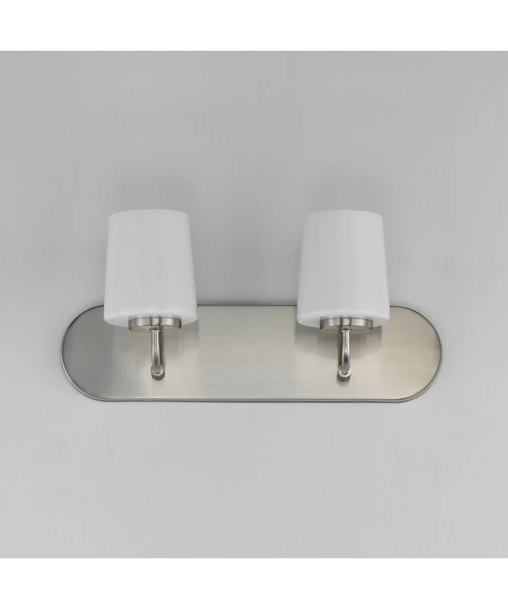 Durham 2-Light Strip Bath Vanity Satin Nickel - Image 2