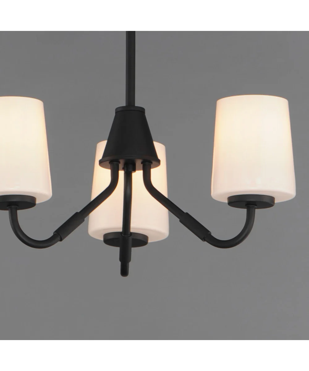 Durham 3-Light Chandelier Black - Image 3