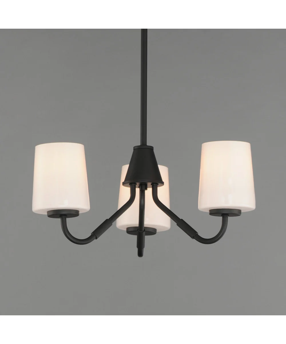 Durham 3-Light Chandelier Black - Image 5