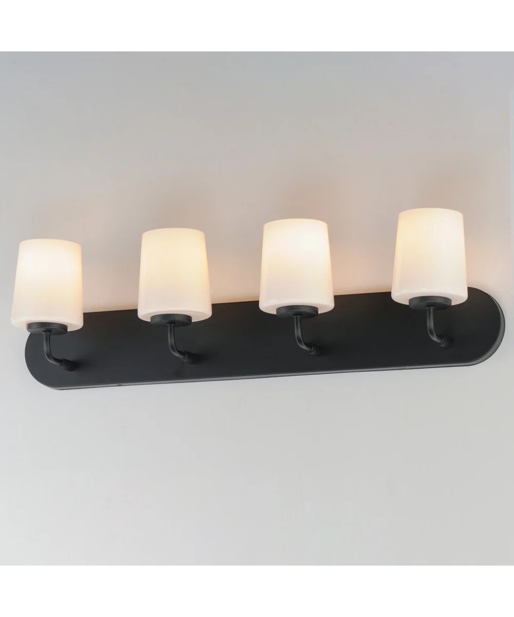 Durham 4-Light Strip Bath Vanity Black - Image 5