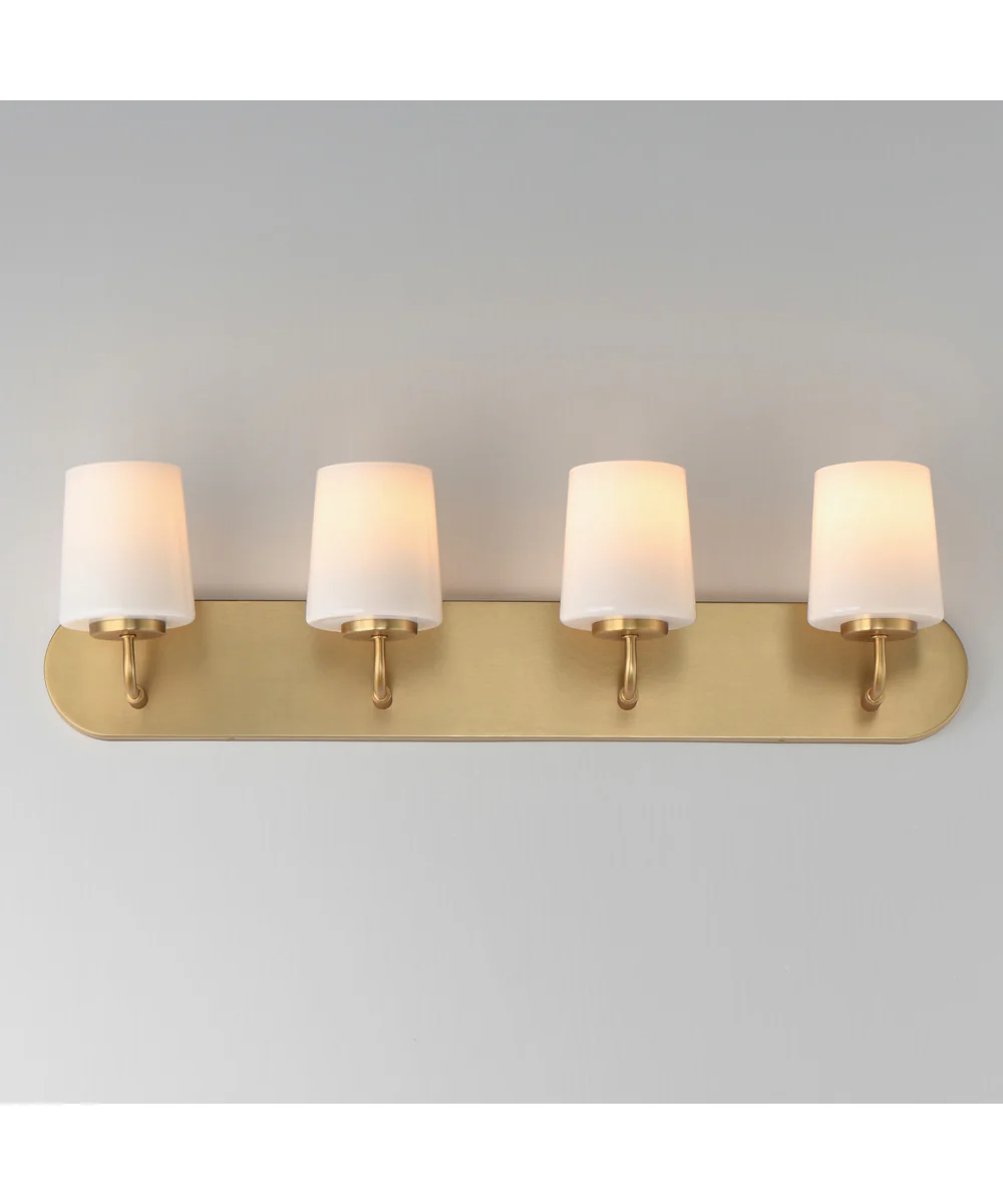 Durham 4-Light Strip Bath Vanity Natural Aged Brass - Image 3