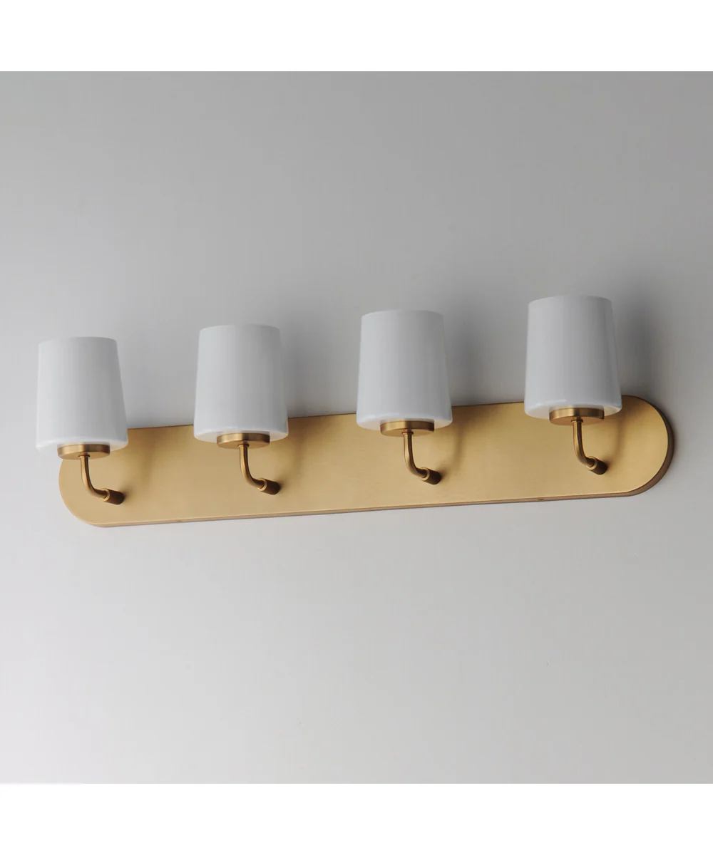 Durham 4-Light Strip Bath Vanity Natural Aged Brass - Image 4