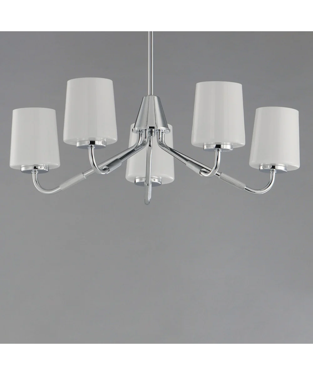 Durham 5-Light Chandelier Polished Chrome - Image 2
