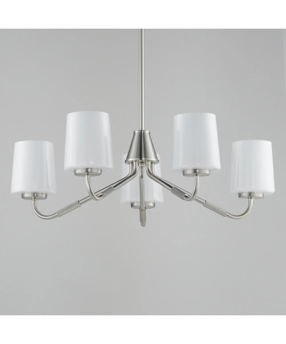 Durham 5-Light Chandelier Satin Nickel - Image 2
