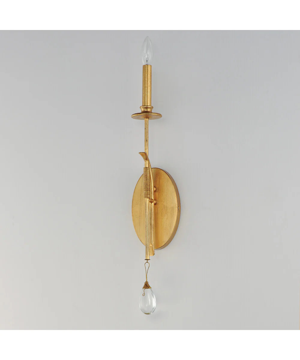 Eden 1-Light Sconce Charcoal Gold Leaf - Image 5