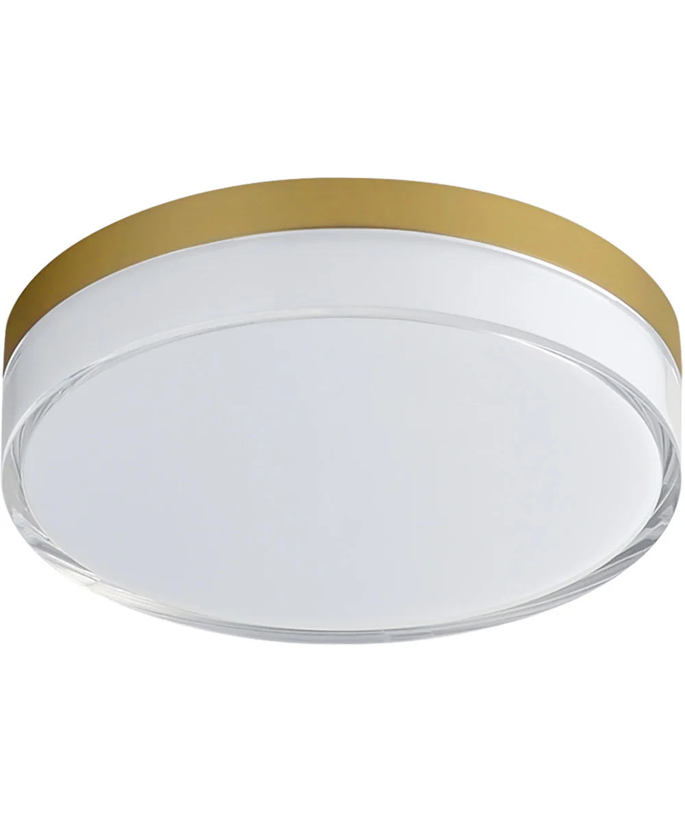 Edge 7 inch LED Flush Mount Satin Nickel