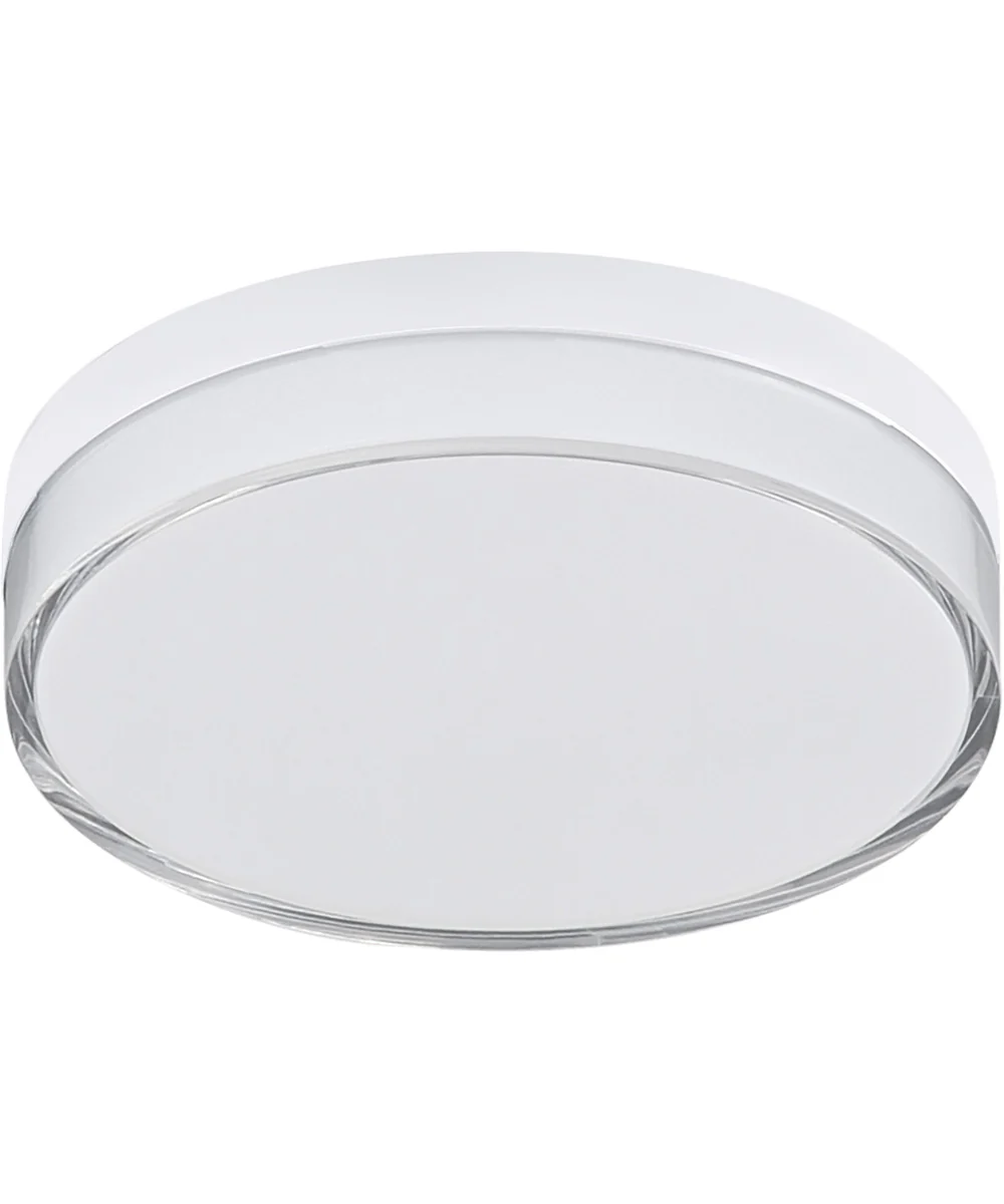 Edge 7 inch LED Flush Mount Satin Nickel