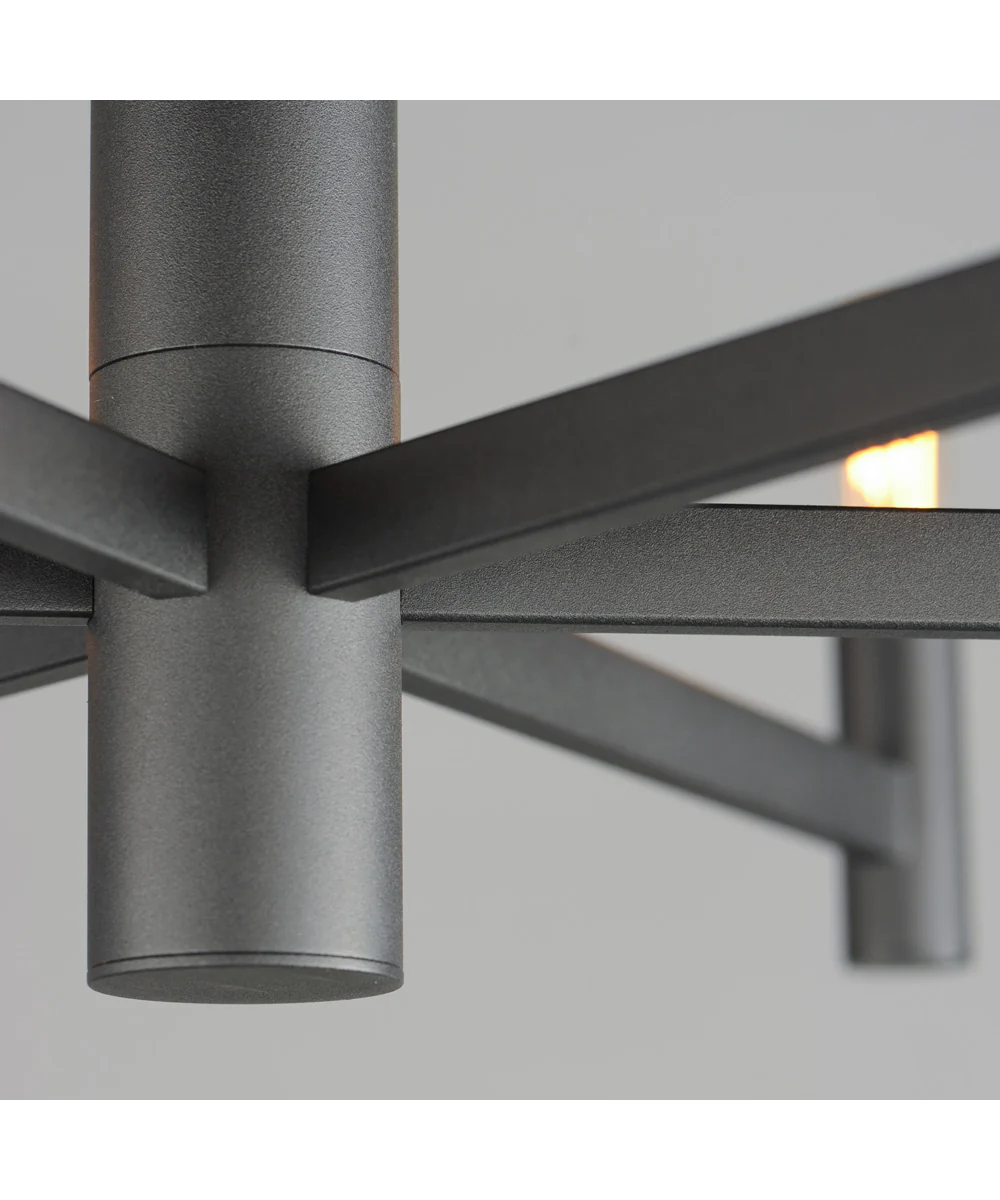 Emana 6-Light Chandelier Black - Image 5