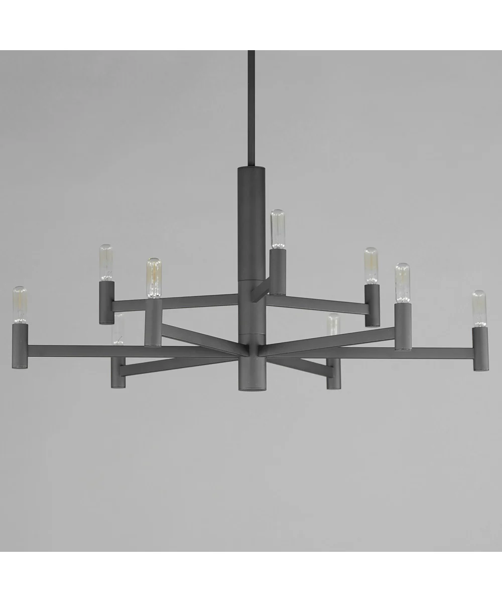 Emana 9-Light Chandelier Black - Image 3