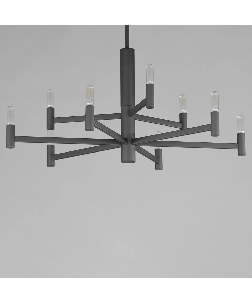Emana 9-Light Chandelier Black - Image 5