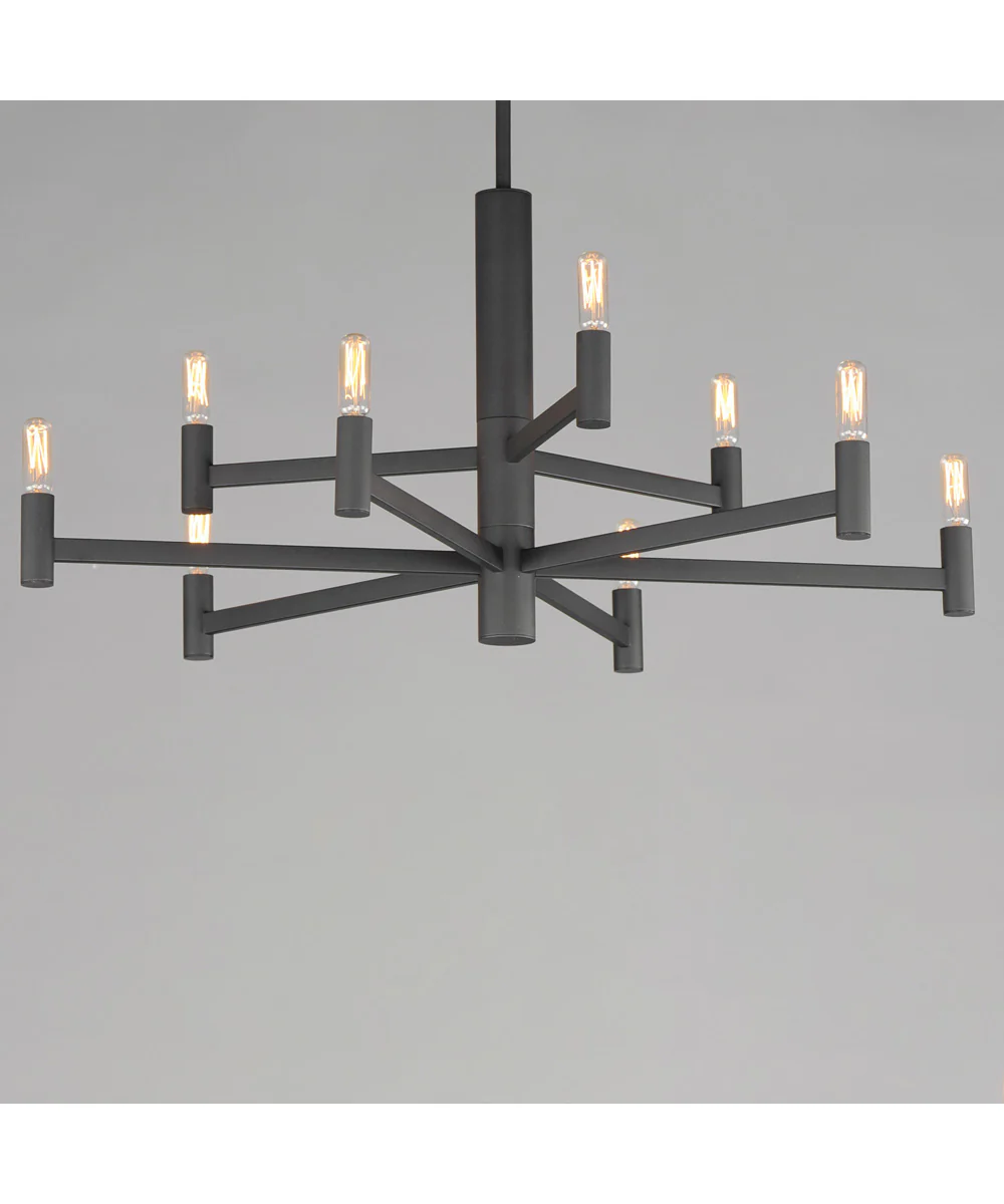 Emana 9-Light Chandelier Black - Image 6