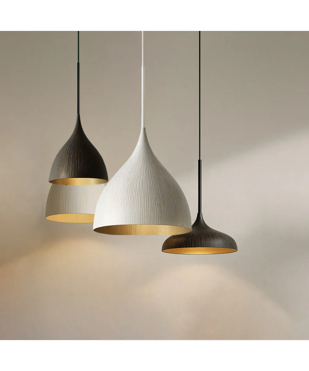 Fleur Large 1-Light Pendant Black / Gold - Image 2