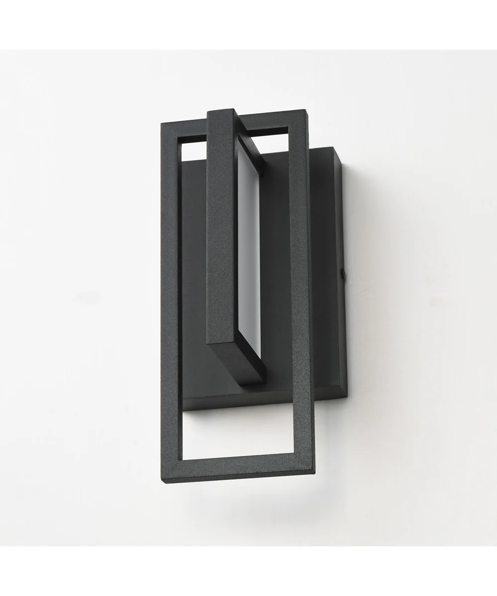 Formation VX 10 inch Outdoor LED Wall Sconce Black - Image 5