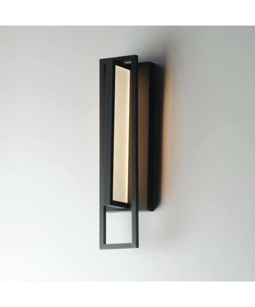 Formation VX 18 inch Outdoor LED Wall Sconce Black - Image 5