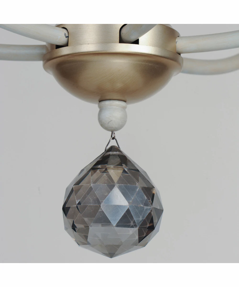 Formosa 6-Light Chandelier Ecru/Venetian Gold - Image 5