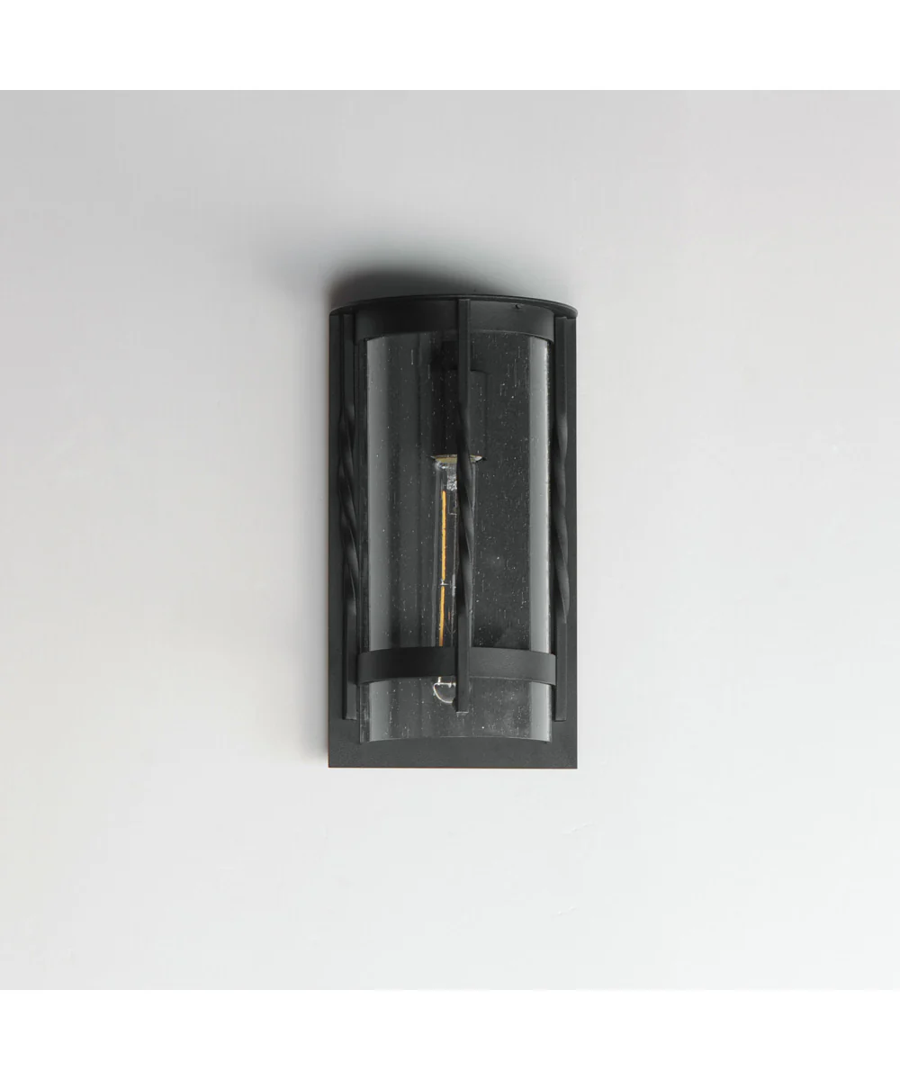 Foundry 1-Light Outdoor Wall Sconce Black - Image 2