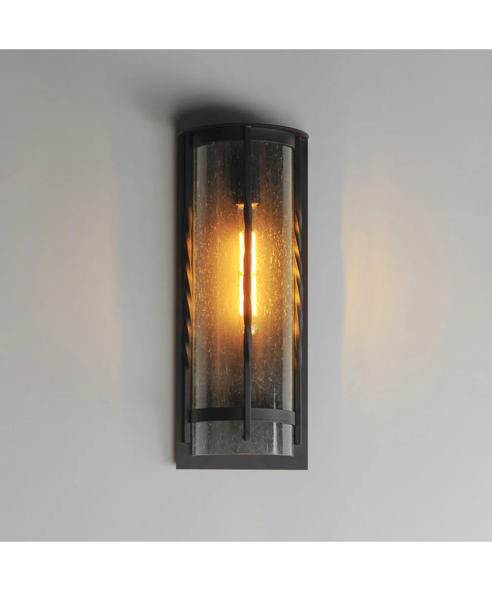 Foundry 1-Light Outdoor Wall Sconce Black - Image 4