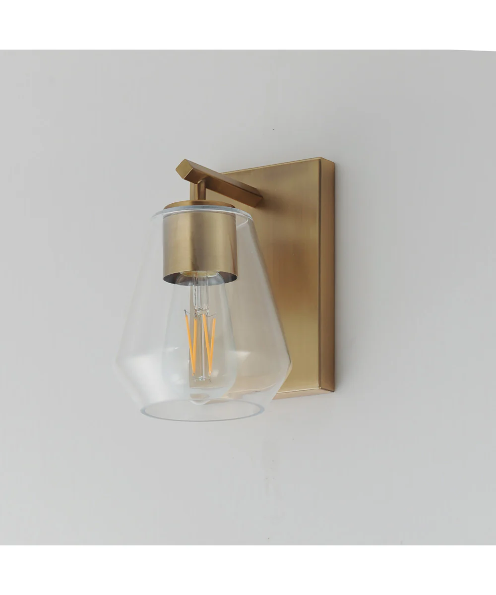 Geode 1-Light Sconce Natural Aged Brass - Image 4