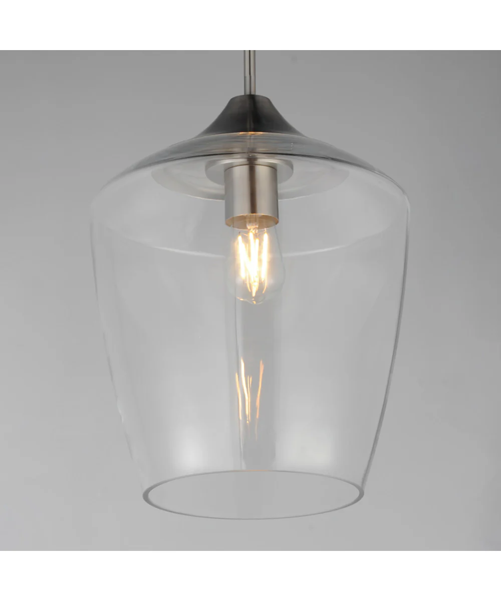 Goblet 12 inch Single Pendant Satin Nickel - Image 4