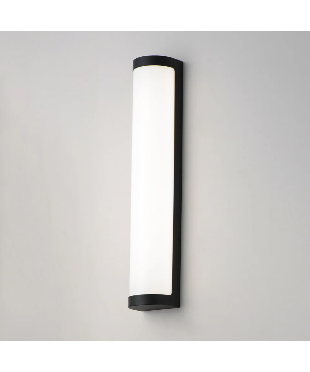 Halfpipe 26 inch LED Outdoor Sconce - 5CCT Black - Image 5