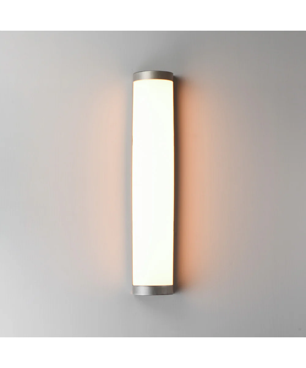 Halfpipe 26 inch LED Outdoor Sconce - 5CCT Brushed Aluminum - Image 3