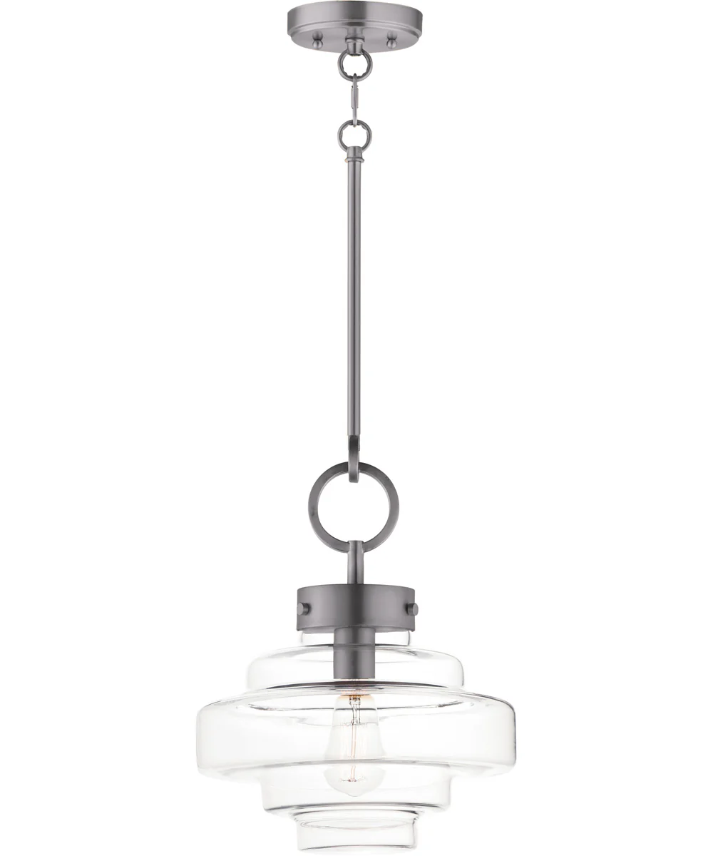 Harbor 1-Light Pendant Satin Nickel