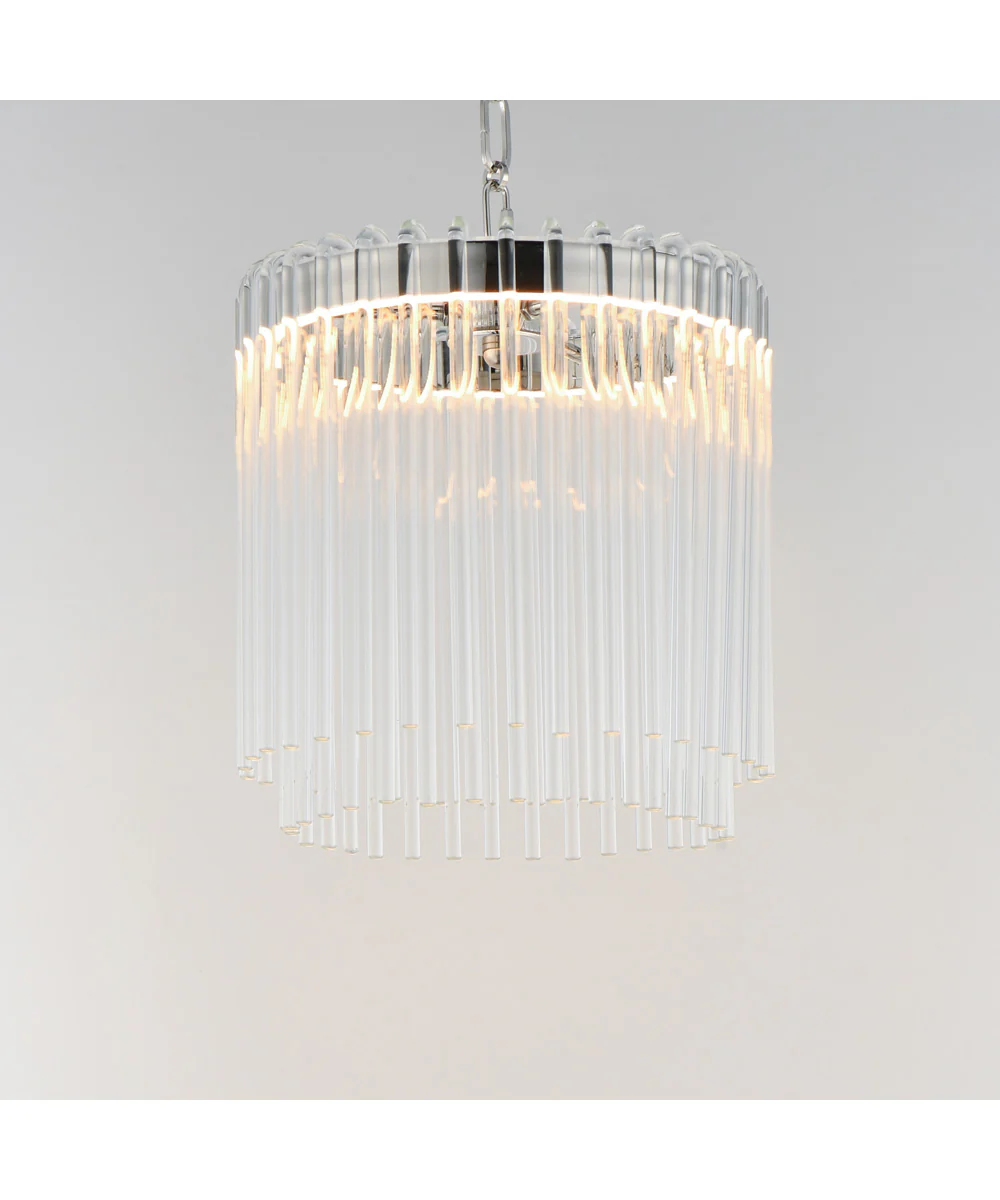 Jolie 11 inch LED Pendant Polished Nickel - Image 3