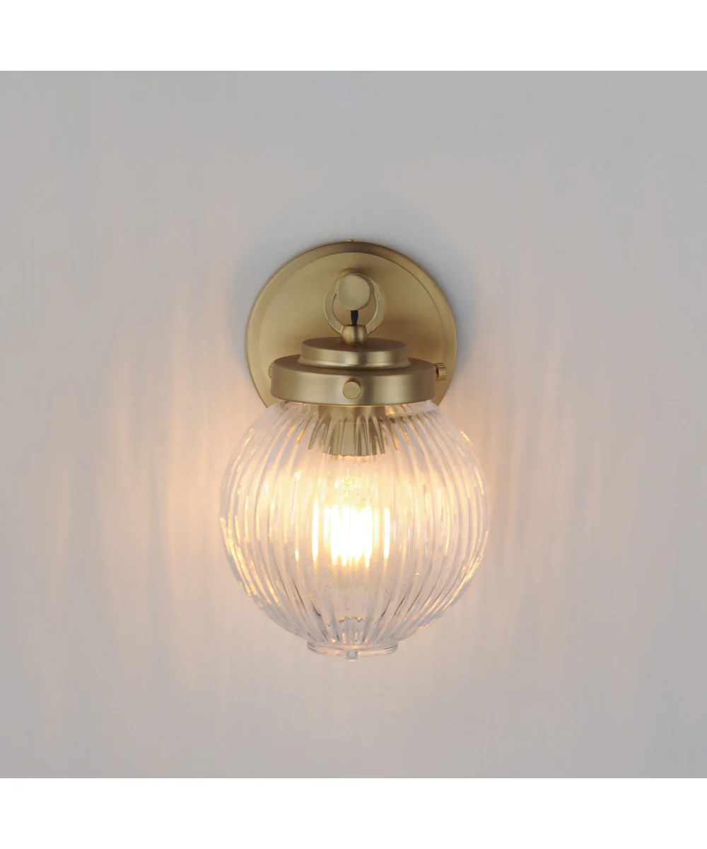 Kasbah 1-Light Bath Vanity Satin Brass - Image 3
